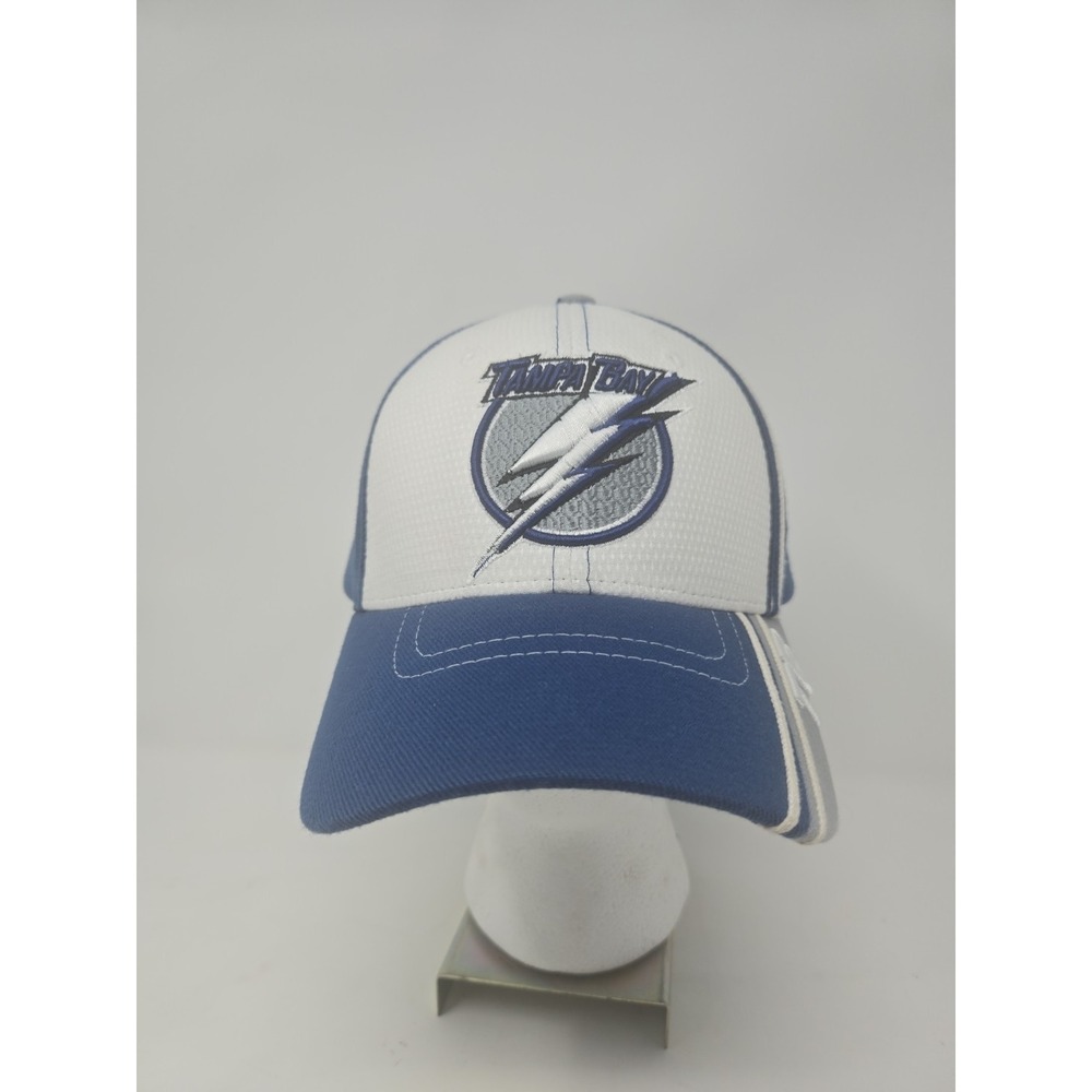 Tampa Bay Lightning Authentic NHL Zephyr ZFit XL Hat, Embroidered Blue/White